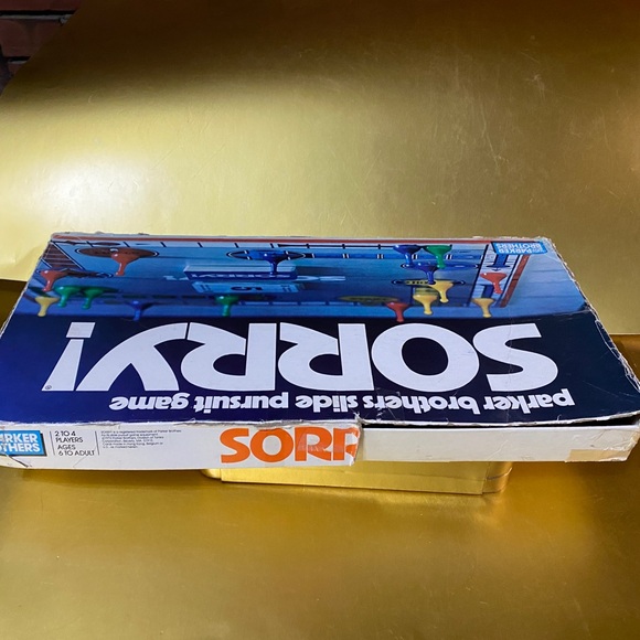 SORRY BOARD GAME VTG 1972 PARKER BROTHERS SLIDE PURSUIT GAME - Picture 14 of 14